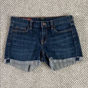 Denim shorts. Size 4. J.Crew.